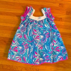 Lilly Pulitzer for Target, size 2t, adorable blue and pink dress, EUC